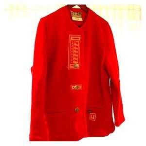 Pure wool sweater jacket Austrian brand Wesenjak